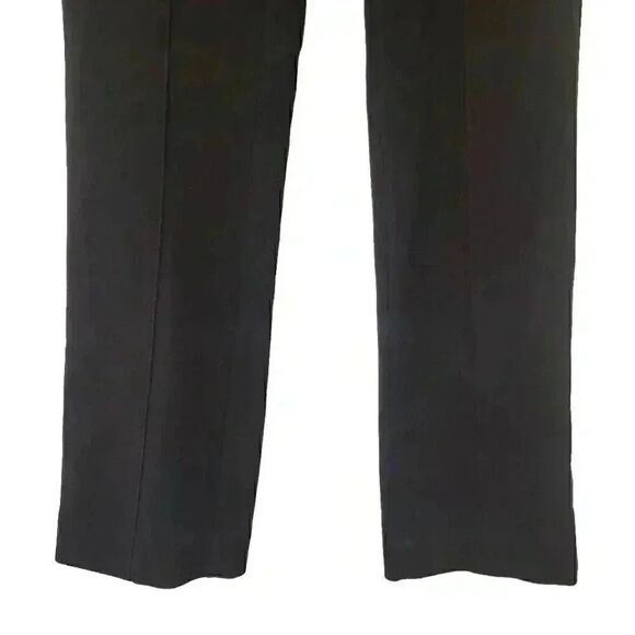 Banana Republic Women's Black Poly/Spandex Logan Fit Pants w Belt Tie - Picture 10 of 14